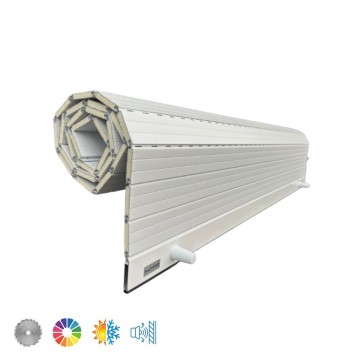 Persiana de aluminio térmica recta a medida - ALUMREC 45
