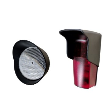 Fotocélula espejo FOT210 con visera para puertas