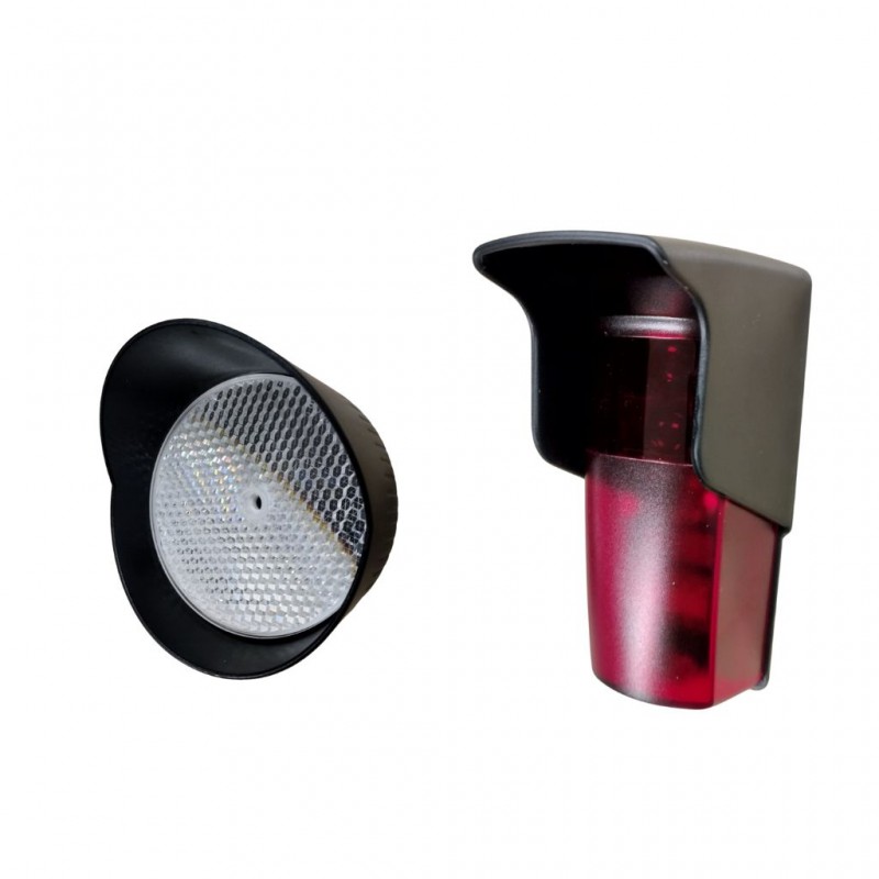 Fotocélula espejo FOT210 con visera para puertas