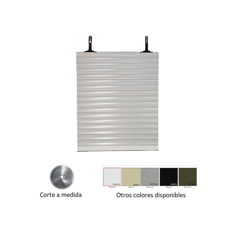 Persiana de aluminio térmica curva a medida - ALUMCUR 45