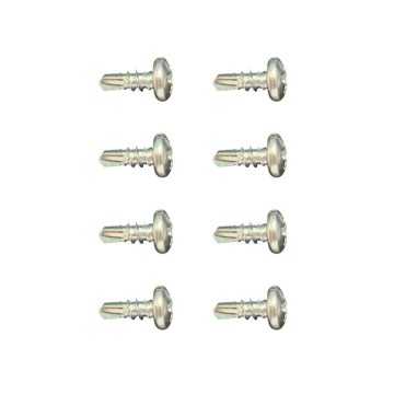 Kit de 8 tornillos autorroscantes para aluminio