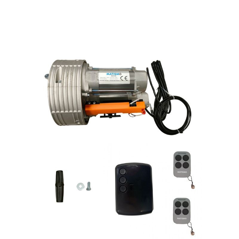 Kit de motor para puerta de local MATISMO AME460 - Para puertas de hasta 300 Kg, con central y dos mandos
