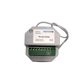 Receptor inalámbrico RE06 para persianas