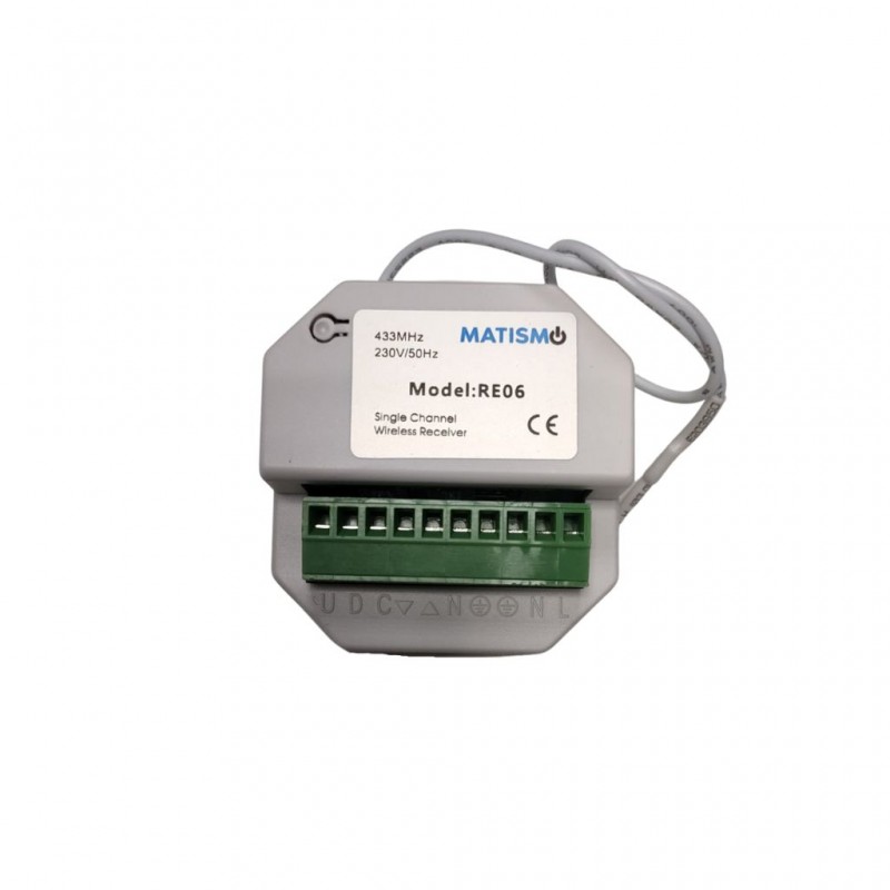 Receptor inalámbrico RE06 para persianas