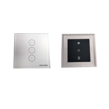 Reemplazo pantalla de cristal de interruptor de persiana wifi