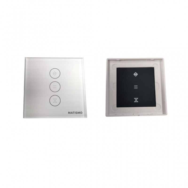 Reemplazo pantalla de cristal de interruptor de persiana wifi