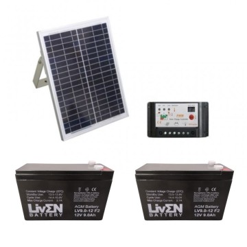 Kit solar para motor puerta batiente MATISMO AMB