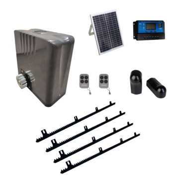 Kit motor puerta corredera AMC1000 SOLAR - Hasta 1000 Kg