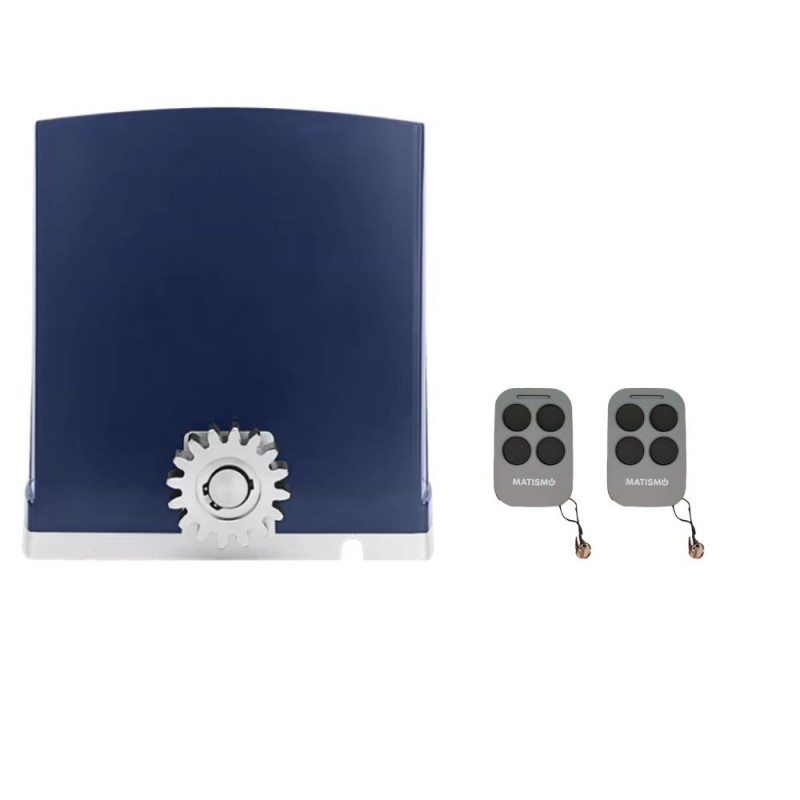 Motor puerta corredera AMC800 Plus - Central y dos mandos