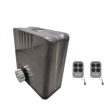 Motor puerta corredera AMC1000 SOLAR - Central y dos mandos