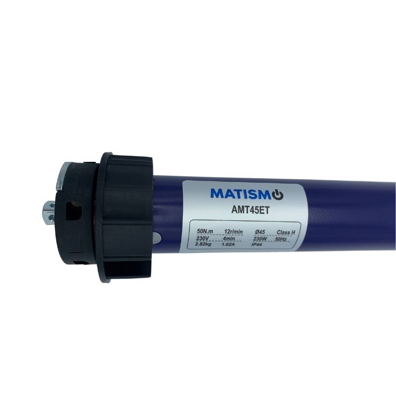 MATISMO AMT45E Motor para persiana con mando a distancia y finales de carrera electrónicos