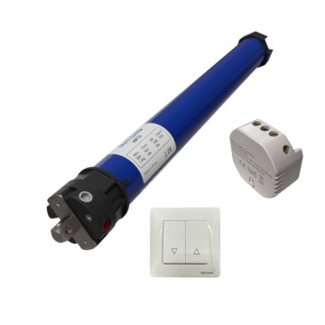 Kit motor de persiana AMT35 con módulo wifi e interruptor