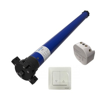 Kit motor de persiana AMT45 con modulo wifi e interruptor